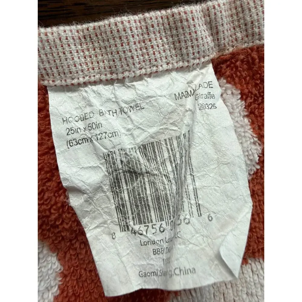 Marmalade Hooded Bath Towels